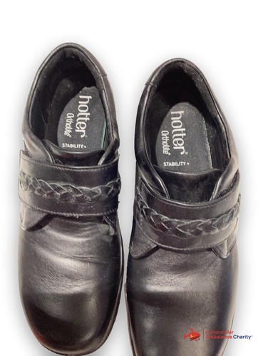 Hotter womens black leather - womens,